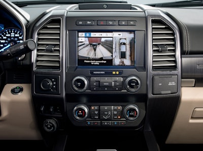Interior of Ford Pickup
