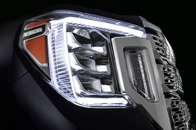 GMC Sierra headlight