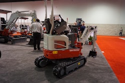 Takeuchi e210 electric compact excavator