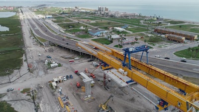 Progress on the Harbor Bridge Project. Photo: Harbor Bridge Project Facebook page.