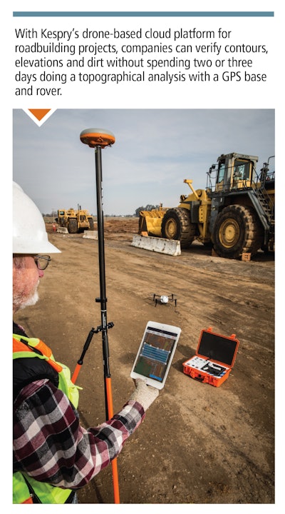 Kespry Drone in Field