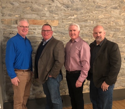From Left to Right: Bill Barry, Vice President/GM of the New Jersey operations; Pat Sherwood, President and COO; Mike Chenet, President of the CC&T division; Eric Marburger,Vice President/GM of the Maryland and Delaware Operations