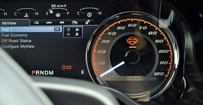 2019 Harley F 150 Dash