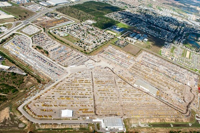 Aerial shot of the Ritchie Bros.’ 2019 Orlanda auction.