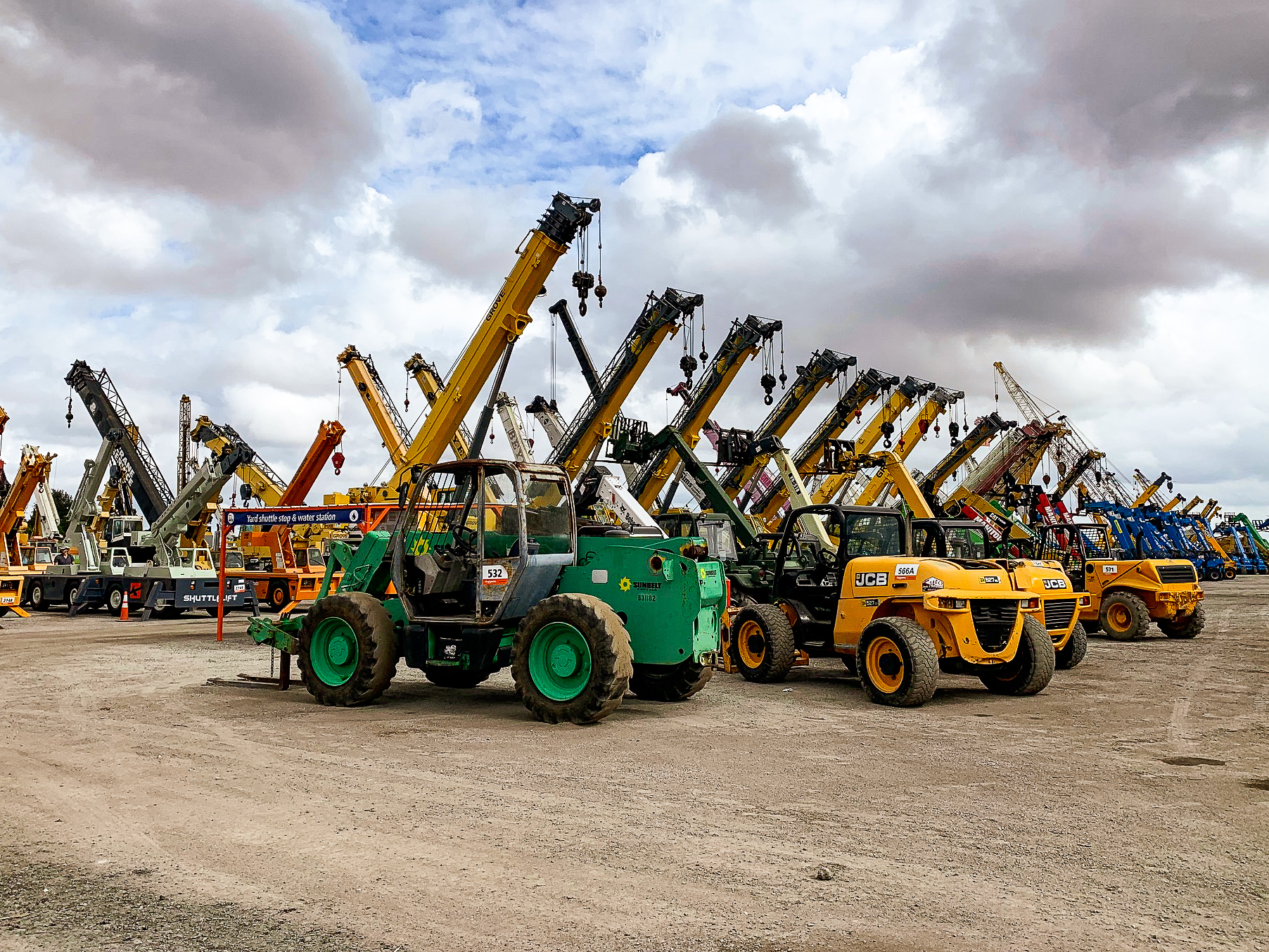 Auction prices continue softness in 3Q, although retail prices of some units, such as telehandlers, were not as affected by the downward trend.