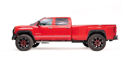 Fab Fours Fender System on GMC Sierra 3500HD truck