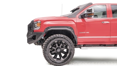 Fab Fours Fender System on GMC Sierra 2500HD truck