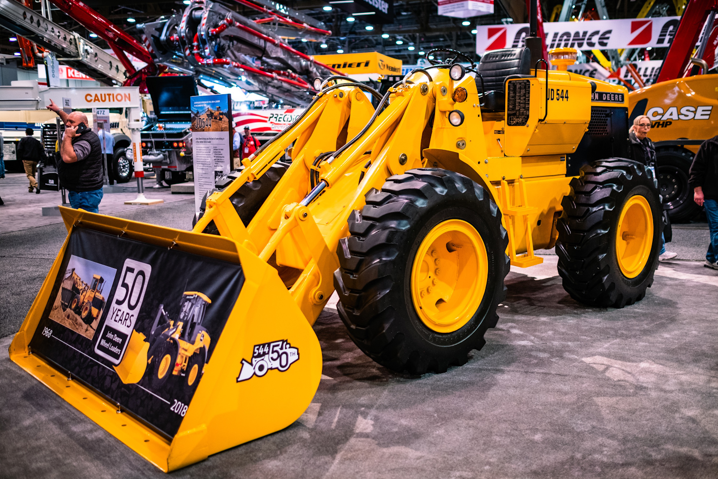 Vintage John Deere Wheel Loader At World Of Concrete Equipment World