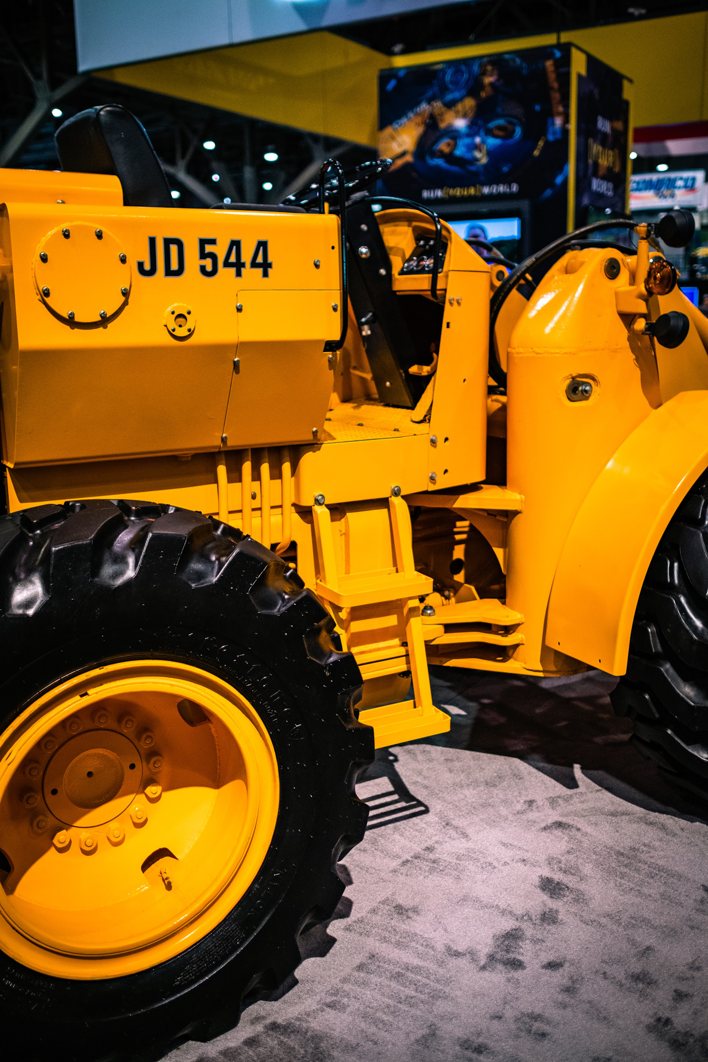 Vintage John Deere Wheel Loader At World Of Concrete Equipment World