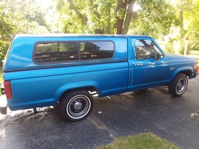 1984 Ford Ranger for sale with a 2.2-liter Perkins diesel. Asking $7,900.