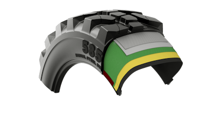 Alliance 585 tire for construction