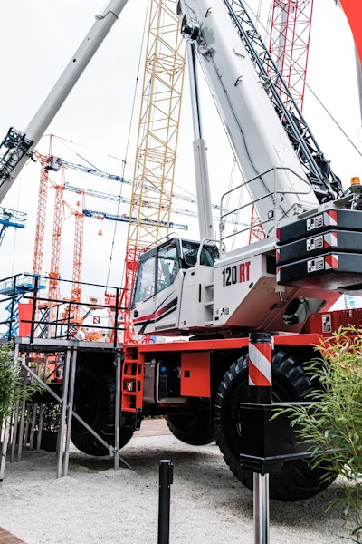 Bauma 2019 link belt 120RT crane