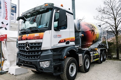 mercedes cement mixer