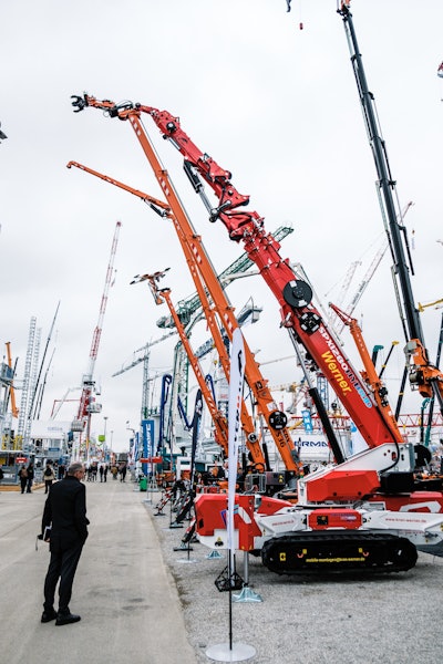 Bauma 2019 cranes