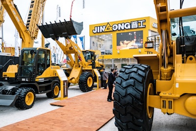 bauma 2019 jingong machinery booth