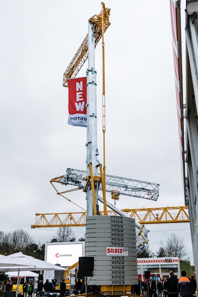 Potain crane at bauma 2019