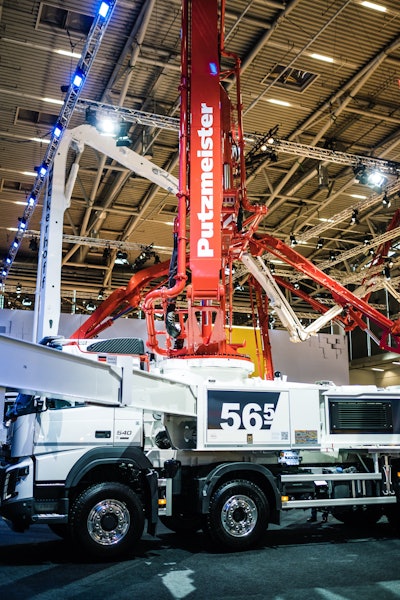 putzmeister display at bauma 2019