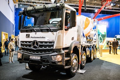 putzmeister pumi 28.67 S truck at bauma 2019
