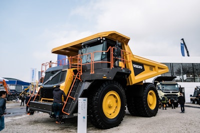Volvo R100 E Rigind hauler at bauma 2019