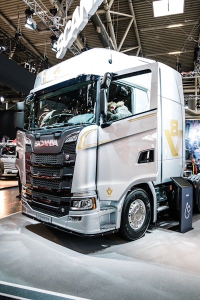 Scania s 730 truck at bauma 2019