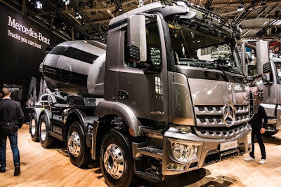 Mercedes Axor 3240B cement mixer at bauma 2019