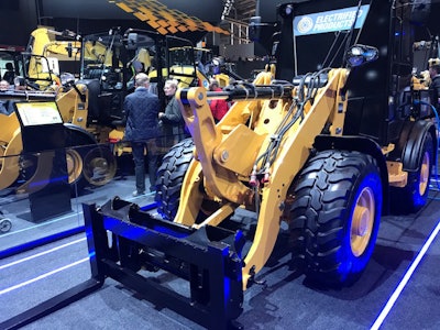 Cat’s concept electric-drive loader at Bauma.