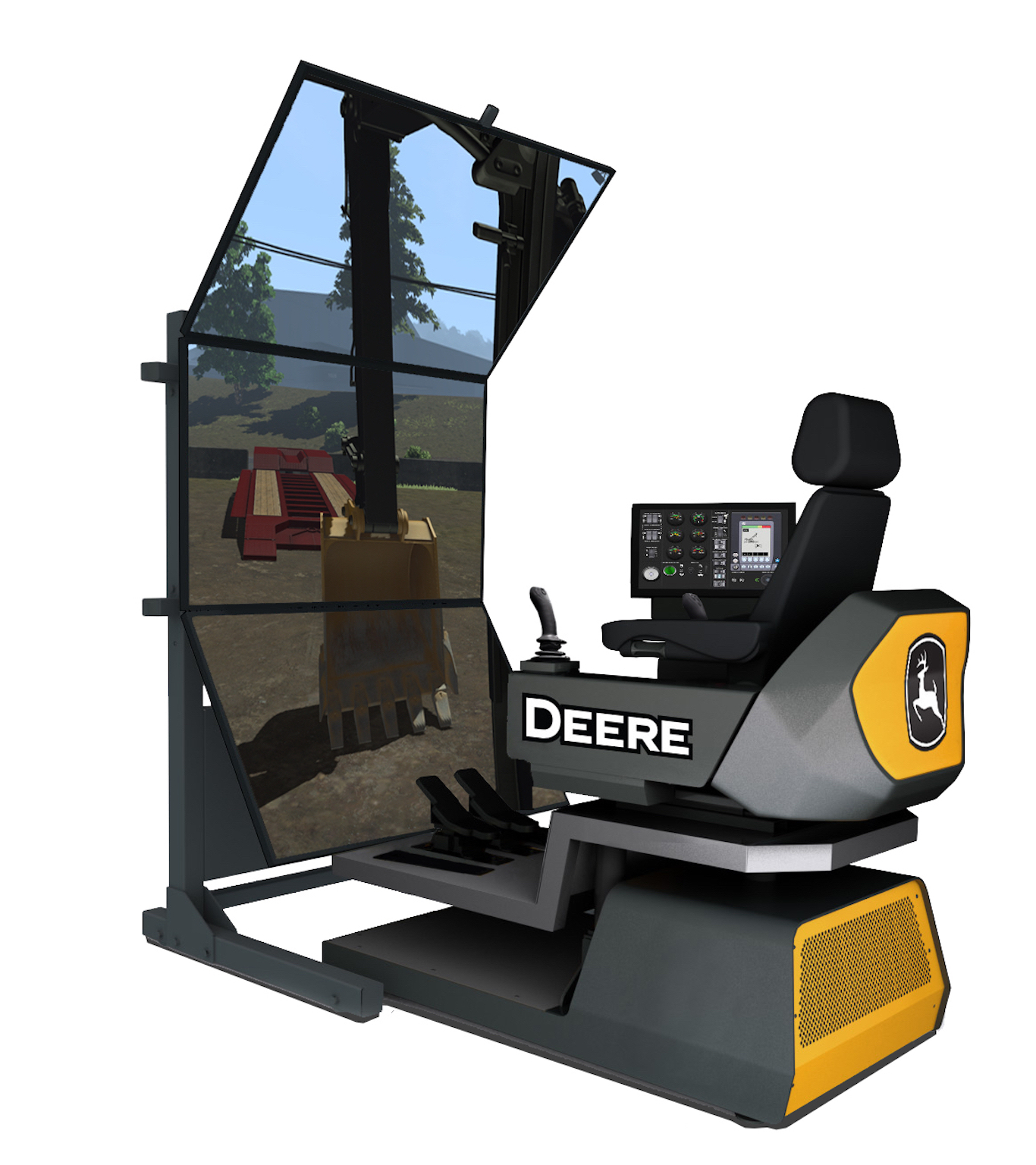 JDCE-Simulator Excavator Control with Vertical Screen-01