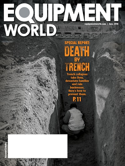 Equipment World's Special Report: Death by Trench Magazine Cover