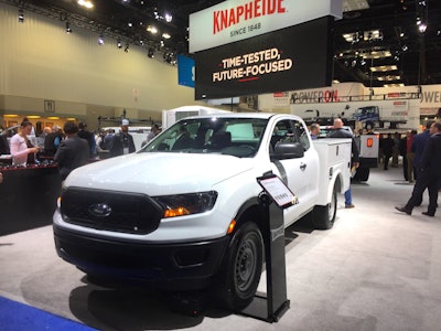 2019 Ford Ranger Super Cab with Knapheide all-aluminum service body