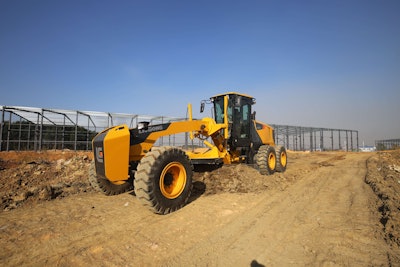 LiuGong 418D motor grader.