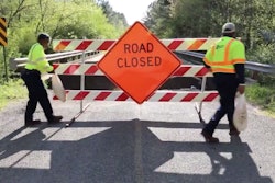 Mississippi DOT workers close deficient bridges road work bridge closed bridge construction workers stock