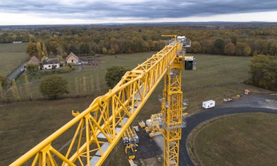 Manitowoc Potain MDT 809 topless crane