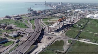 Screen shot from Caller Times video.