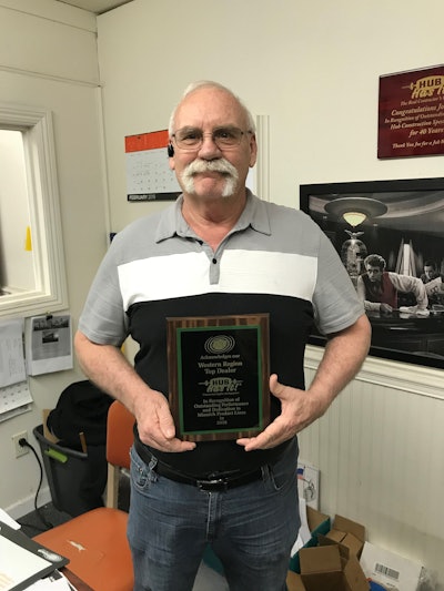 Western Region winner: Joe Crance of Hub Construction Specialties.