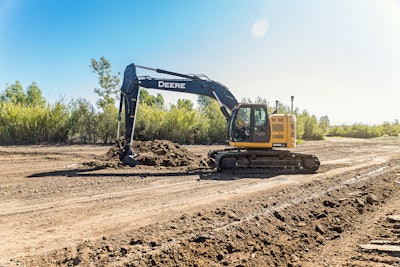 Topcon’s X-53x automatically controls digging depth and bucket angle on excavators.