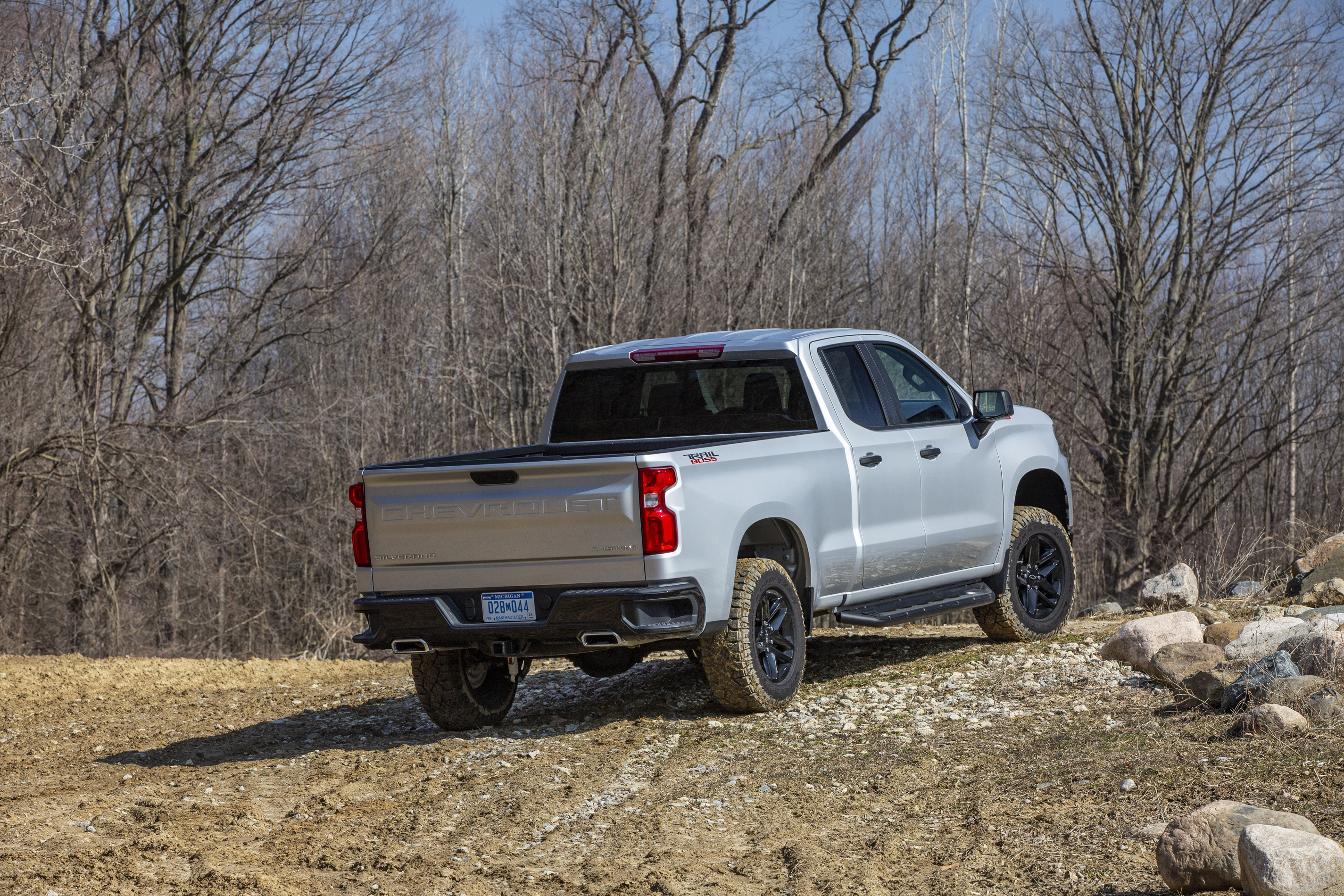 2020 Chevrolet Silverado Custom Trail Boss tailgate view