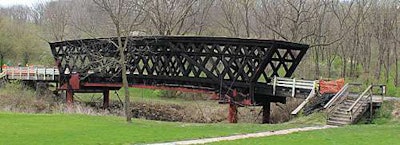 Cedar Covered Bridge burned in 2017.