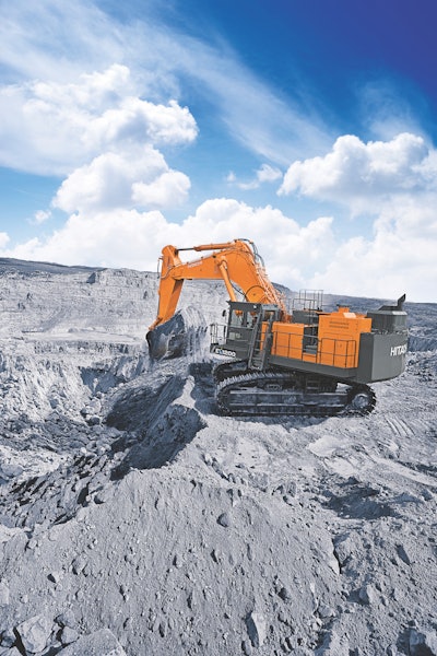 Hitachi mining excavators