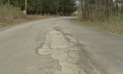 Screen shot of Egypt Road from WNEP video.
