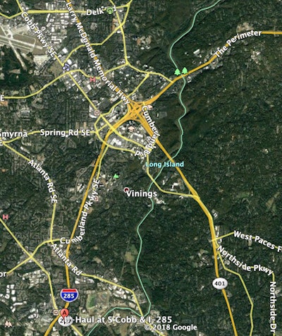 Google Earth screen shot.