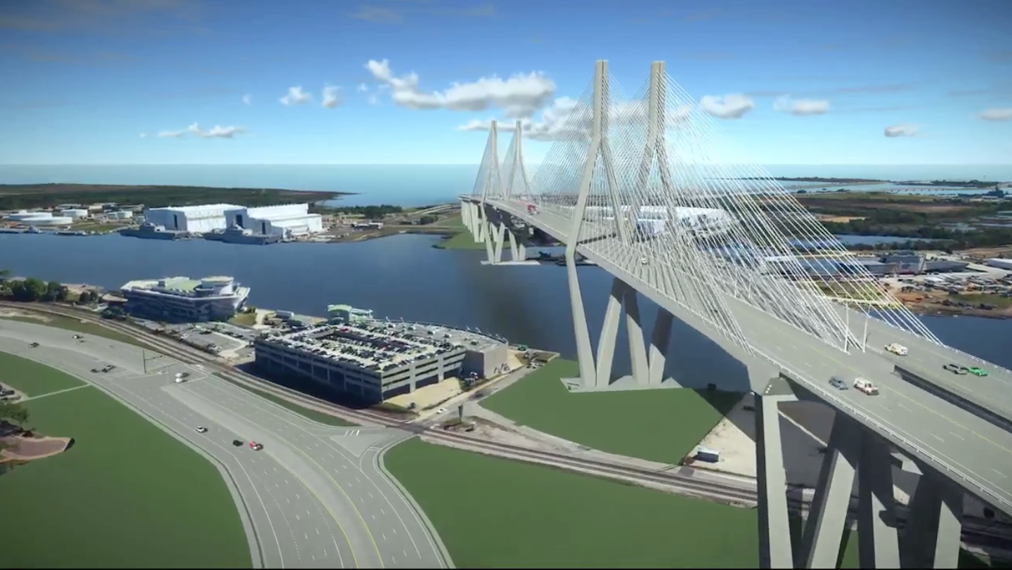 New Mobile River Bridge and Bayway expansion renderings | Equipment World