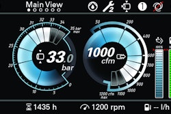 XC 4004 smart controller compressor display pressure and flow