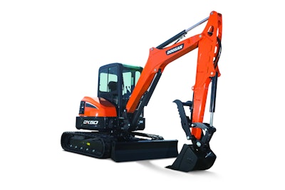 doosan DX50-5 mini excavator