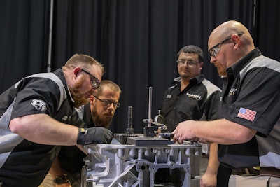 Technicians from Bruckner Truck Sales at Mack Masters