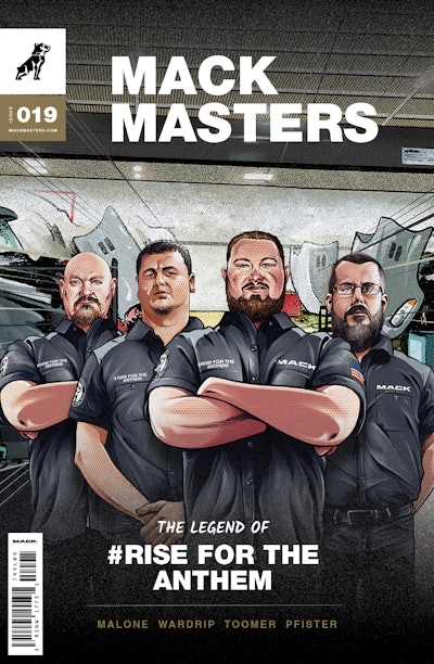 Left to right, Justin Malone, Joey Wardrip, Aaron Toomer and Ted Pfister.