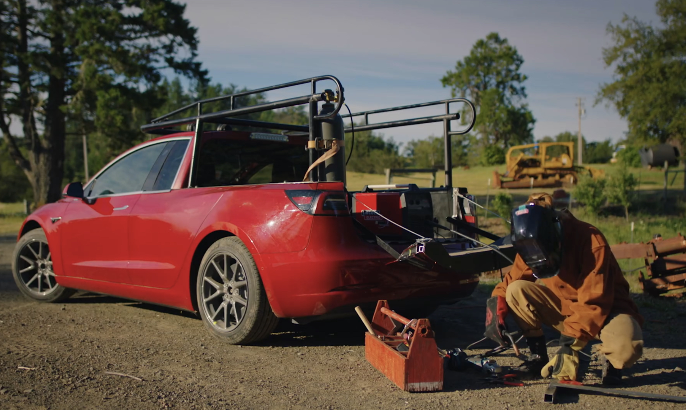 Truckla Tesla conversion pickup truck