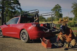 Truckla Tesla conversion pickup truck