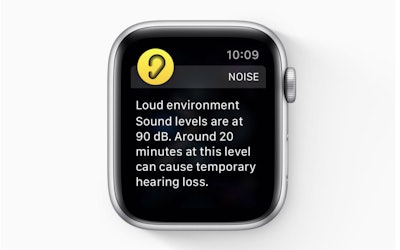 apple watch noise warning