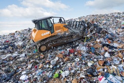 Case 2050M landfill dozer