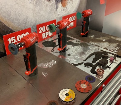 With its compact size the Right Angle Die Grinder is easy to use and store.